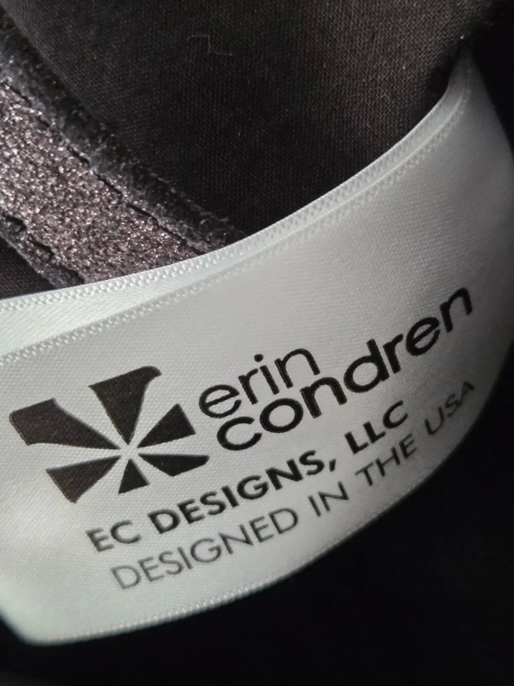 EUC ERIN CONDREN GENUINE LEATHER TOTE SHIMMER BAG LARGE